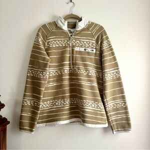 The North Face • Gordon Geometric Print 1/4 Zip Sweater‎